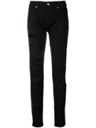 Love Moschino Distressed Skinny Jeans - Black