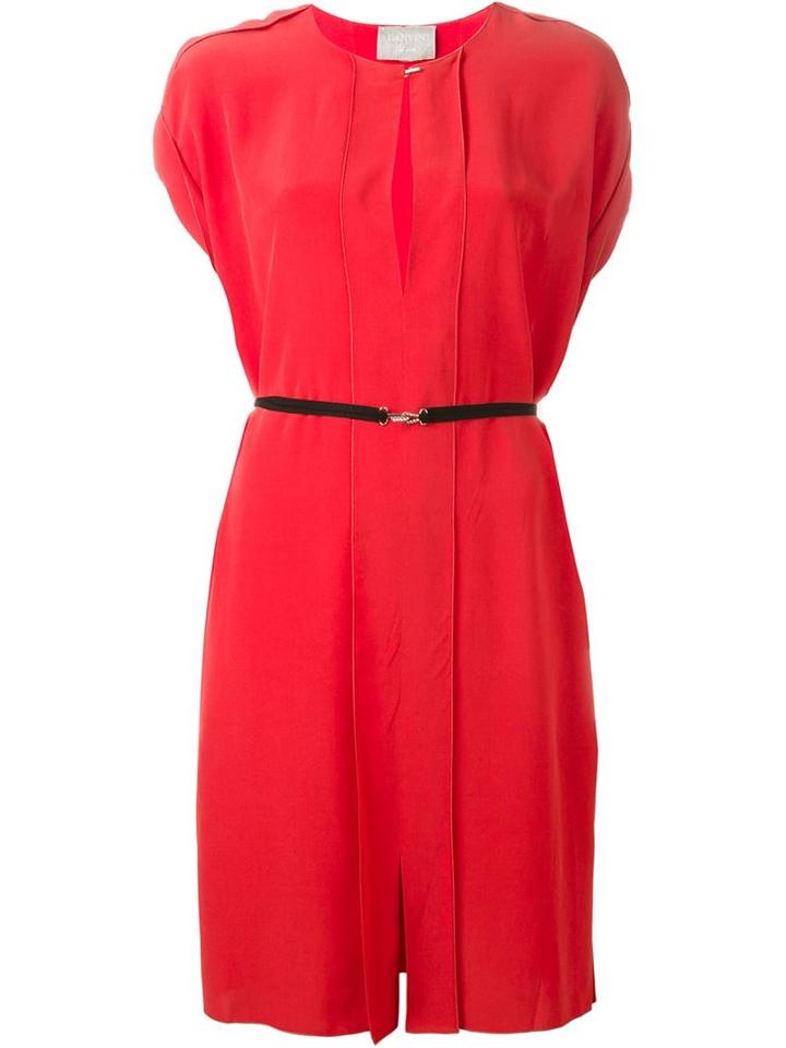 Lanvin Keyhole Neckline Dress