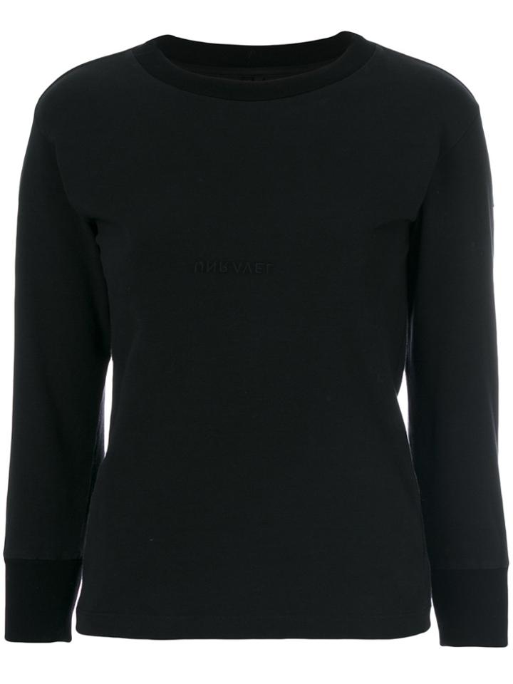 Unravel Project Sleeve Print Sweatshirt - Black