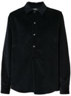 A.p.c. - Corduroy Shirt - Men - Cotton/spandex/elastane - L, Blue, Cotton/spandex/elastane