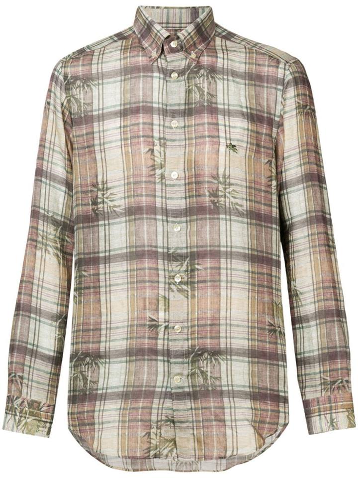 Etro Plaid Shirt - Green