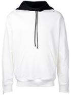 3.1 Phillip Lim - Block Panel Hoodie - Men - Cotton - M, White, Cotton