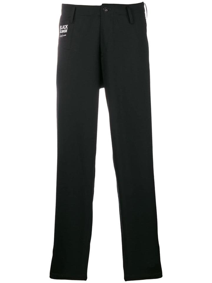 Yohji Yamamoto Black Scandal Trousers