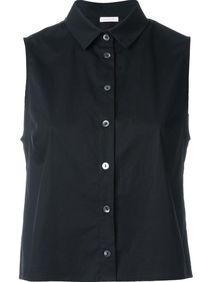 P.a.r.o.s.h. Sleeveless Shirt, Women's, Size: Xs, Black, Cotton/spandex/elastane