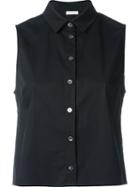 P.a.r.o.s.h. Sleeveless Shirt, Women's, Size: Xs, Black, Cotton/spandex/elastane