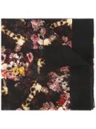 Dior Homme - Floral Print Scarf - Men - Silk/cotton - One Size, Black, Silk/cotton