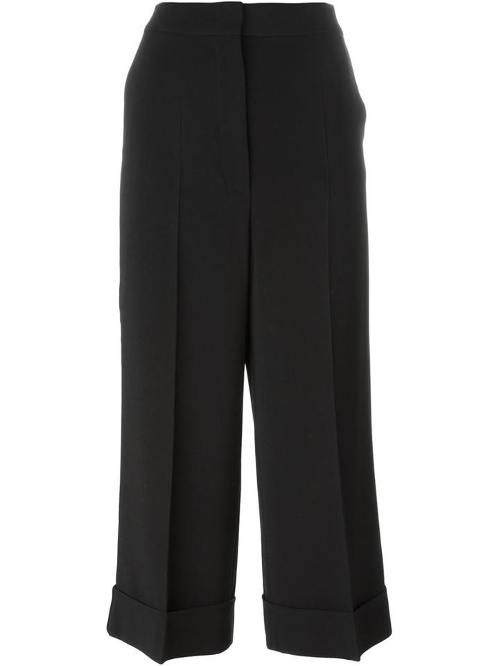 Sportmax Tailored Culottes, Women's, Size: 42, Black, Spandex/elastane/acetate/viscose