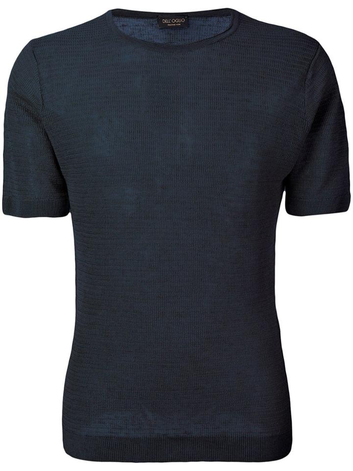 Dell'oglio Knitted Style T-shirt - Blue
