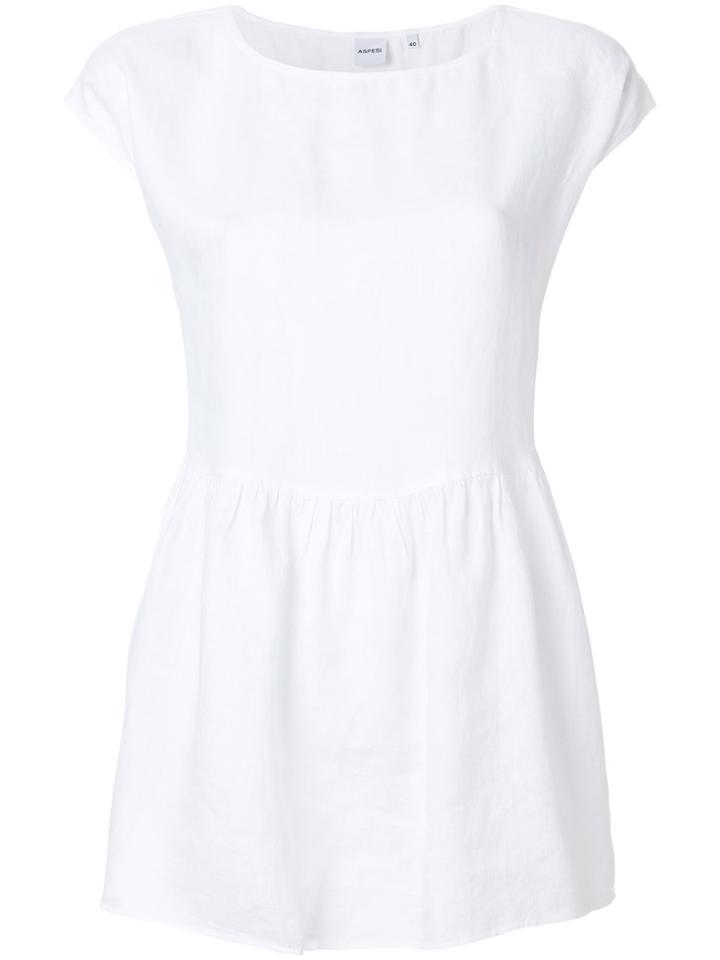 Aspesi Flared Blouse - White