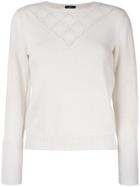 A.p.c. Long Sleeved Perforated Top - Nude & Neutrals
