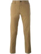 Burberry Slim Fit Chinos, Men's, Size: 34, Nude/neutrals, Cotton/spandex/elastane