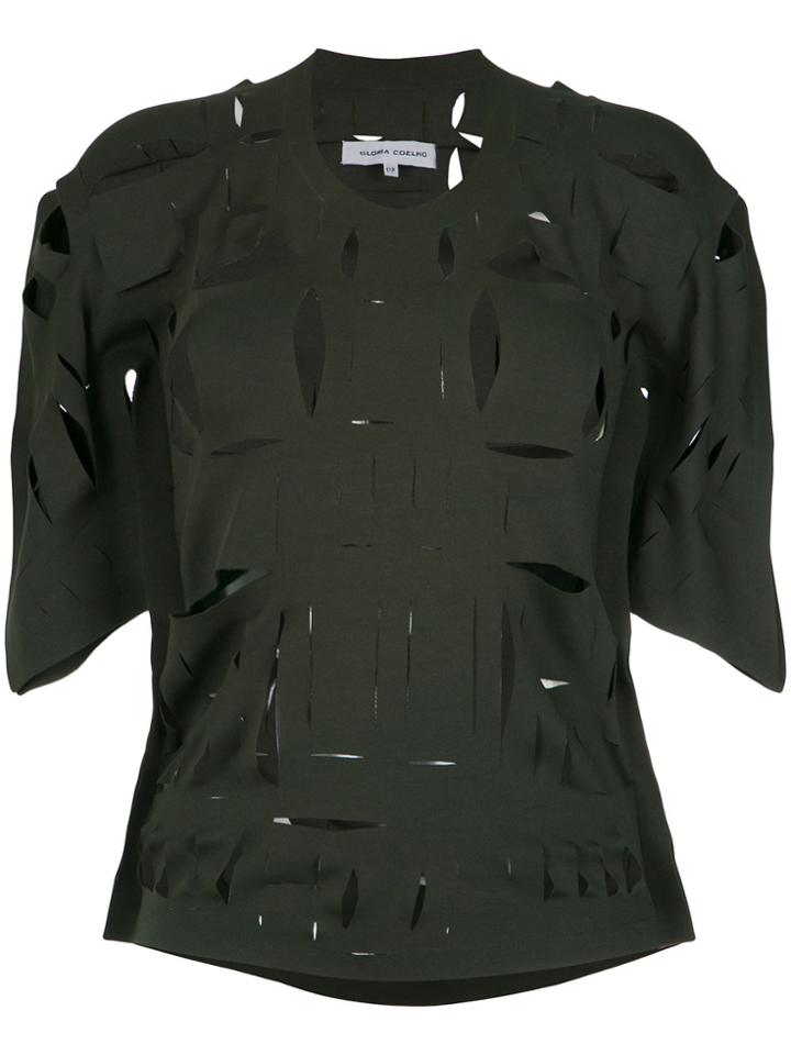 Gloria Coelho Neoprene Top - Green