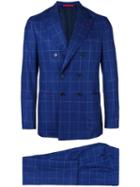 Isaia Two-piece Suit, Men's, Size: 50, Blue, Cupro/wool