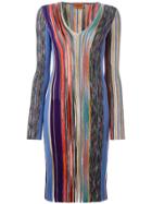 Missoni Ribbed Knit Dress - Multicolour