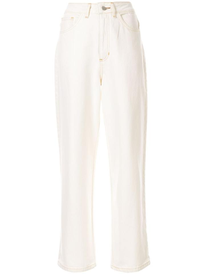 Tamuna Ingorokva Maya Flared Jeans - White