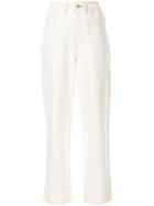 Tamuna Ingorokva Maya Flared Jeans - White