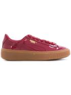 Puma Basket Platform Sneakers - Red