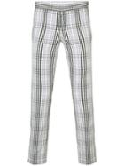 Thom Browne Shadow Prince Of Wales Chino Trouser - White