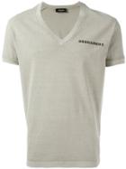 Dsquared2 Arizona V-neck T-shirt - Nude & Neutrals
