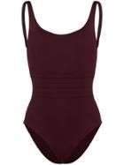 Eres Panelled Swimsuit - Red