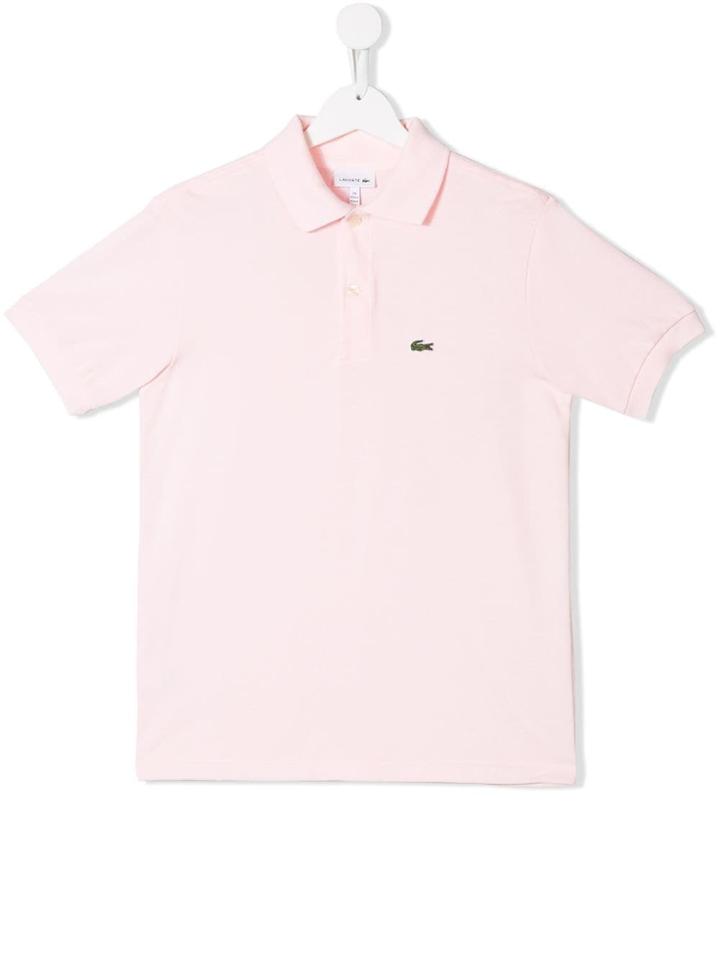 Lacoste Kids Logo Polo T-shirt - Pink