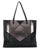 Love Moschino Panelled Tote Bag - Black