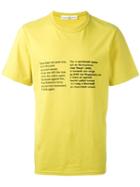 Golden Goose Deluxe Brand Poem Print T-shirt
