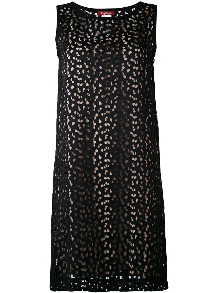 Max Mara Studio - Girotta Dress - Women - Polyester - 44, Black, Polyester