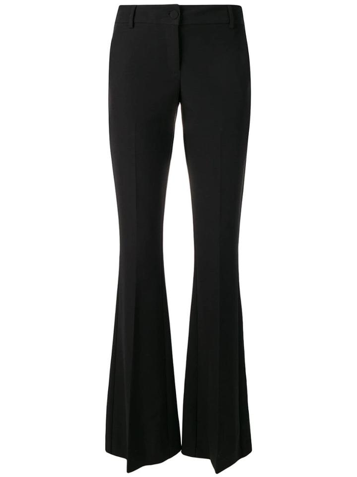 Frankie Morello Boot-cut Slim-fit Trousers - Black