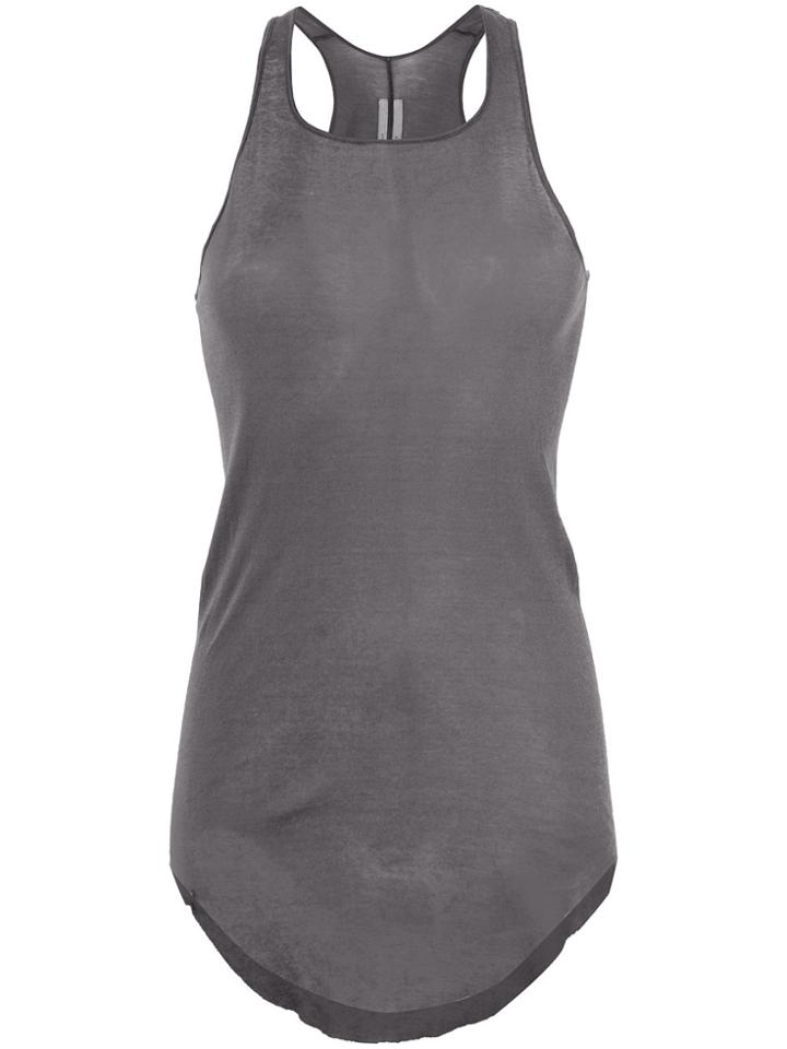 Rick Owens Racer Back Vest - Grey