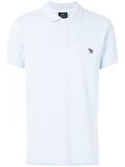 Ps By Paul Smith Logo Embroidered Polo Shirt - Blue