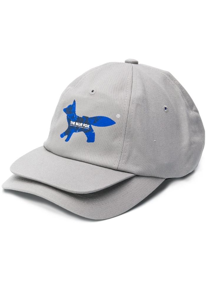 Ader Error X Maison Kitsune Cap - Grey