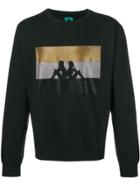 Kappa Sequin Logo Sweatshirt - Black