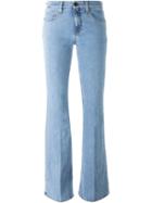 Victoria Victoria Beckham Flared Jeans, Women's, Size: 26, Blue, Cotton/spandex/elastane