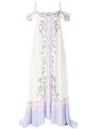 Vilshenko Floral Print Dropped Shoulder Maxi Dress - Multicolour