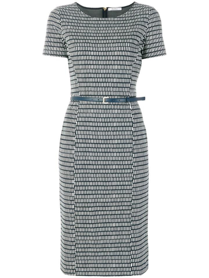 Max Mara Print Jersey Dress - Blue