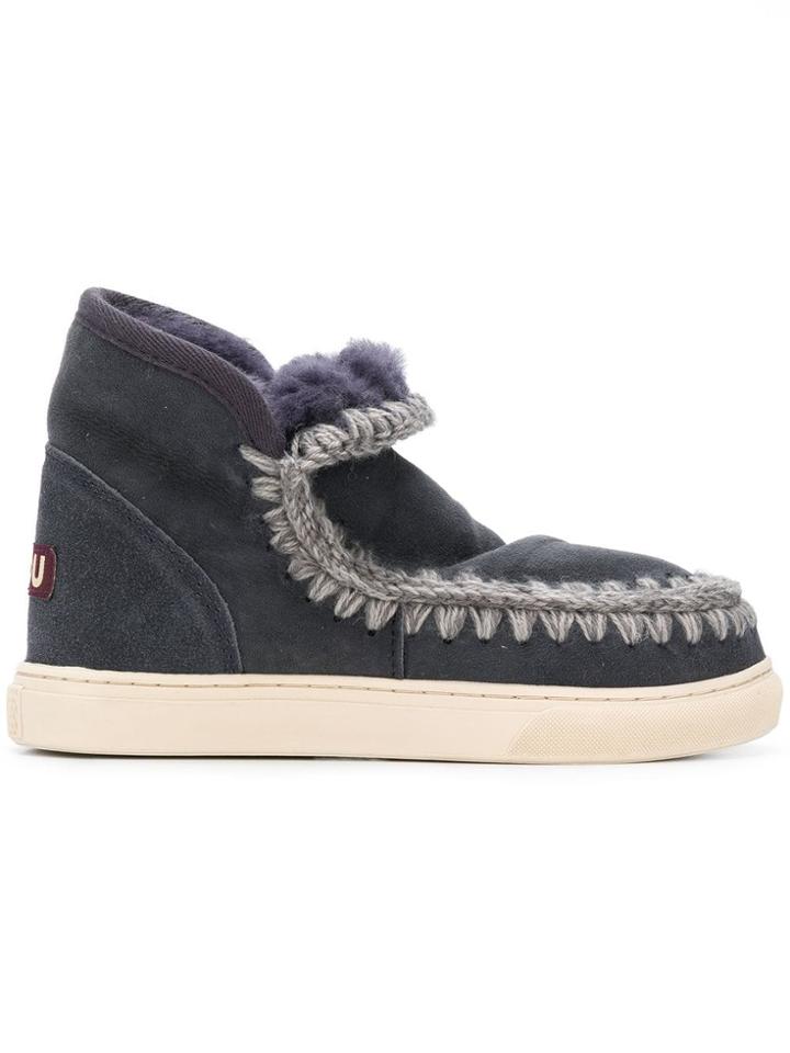 Mou Eskimo Sneaker Boots - Blue