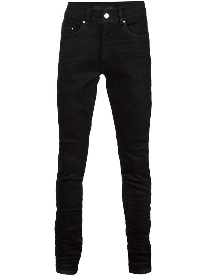 Amiri Classic Skinny Jeans, Men's, Size: 30, Black, Cotton/spandex/elastane