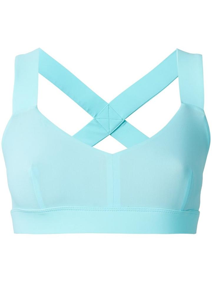 No Ka' Oi Crossed Back Top, Women's, Size: Large, Blue