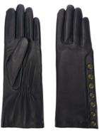 Agnelle Gloves With Contrast Poppers - Blue