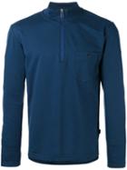 Ps By Paul Smith Zip Placket Top, Men's, Size: Xxl, Blue, Cotton