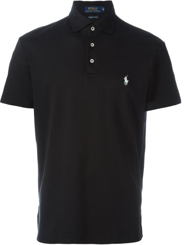 Polo Ralph Lauren - Embroidered Logo Polo Shirt - Men - Cotton - L, Black, Cotton
