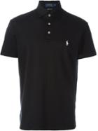 Polo Ralph Lauren - Embroidered Logo Polo Shirt - Men - Cotton - L, Black, Cotton