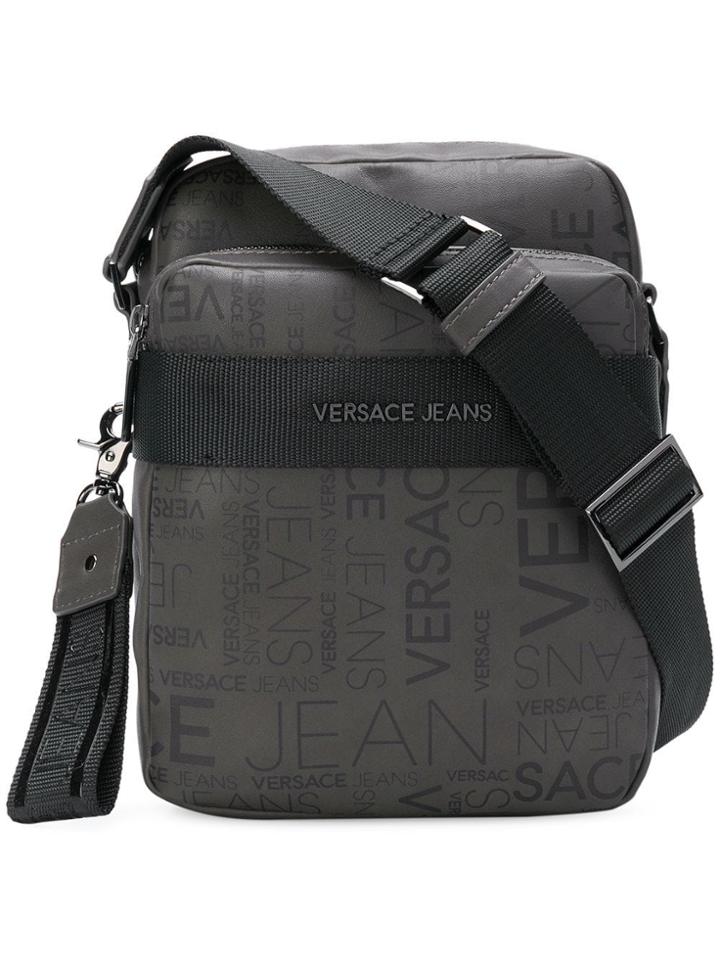 Versace Jeans Logo Shoulder Bag - Grey