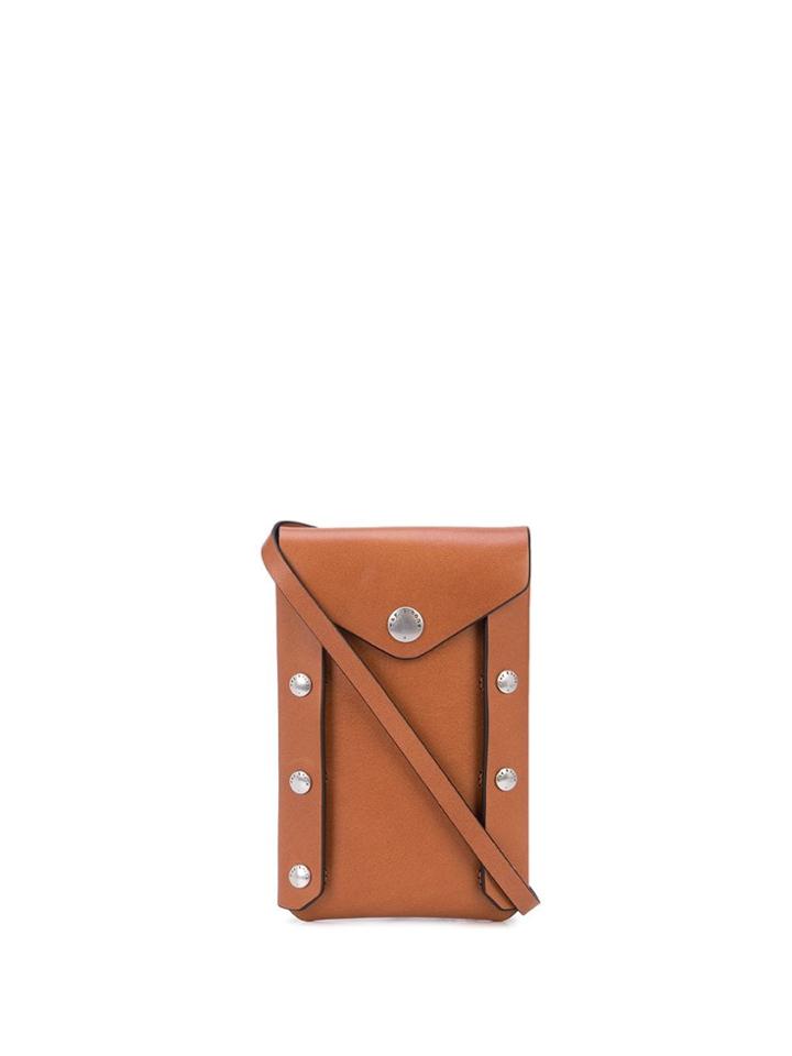 Rag & Bone Press Stud Mini Bag - Brown