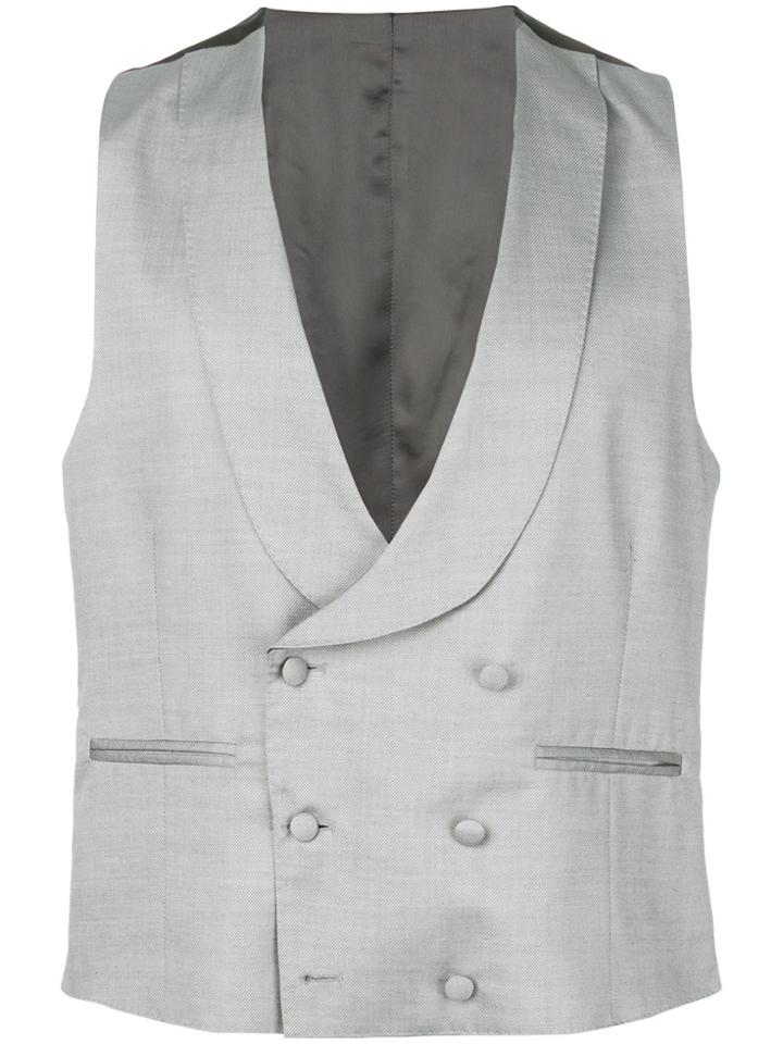 Dell'oglio Double-breasted Waistcoat - Grey