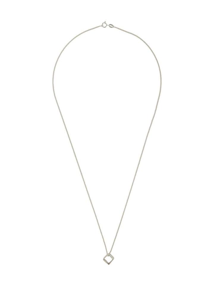 Niza Huang Fold Pendant Necklace - Silver