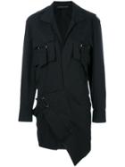 Alexandre Vauthier Asymmetric Shirt Dress - Black