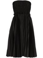 Khaite Rosa Smocked Midi Dress - Black