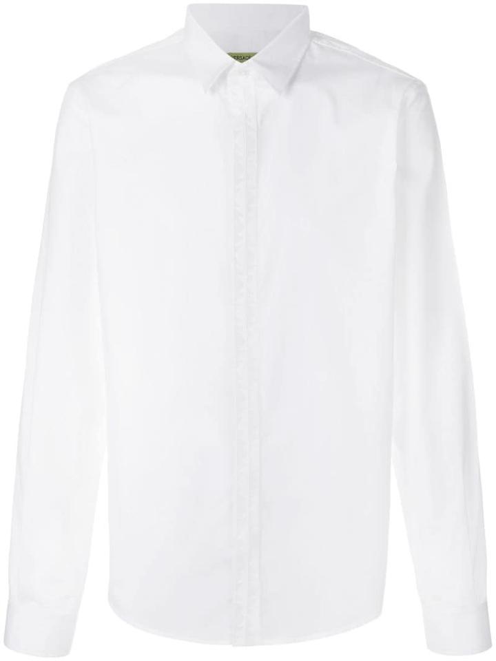 Versace Jeans Embroidered Navajo-style Shirt - White